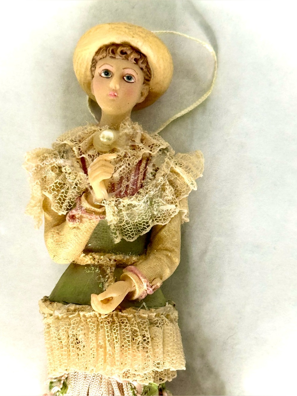 Porcelain Victorian Lady Christmas Ornaments ( Set Of 5) - Picture 9 of 16